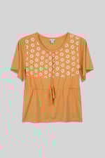 Floral Chest Print T-Shirt