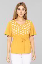 Floral Chest Print T-Shirt