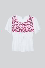 Floral Chest Print T-Shirt