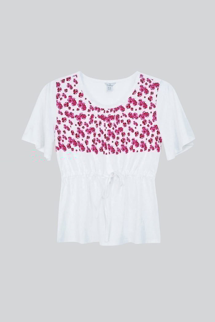 Floral Chest Print T-Shirt