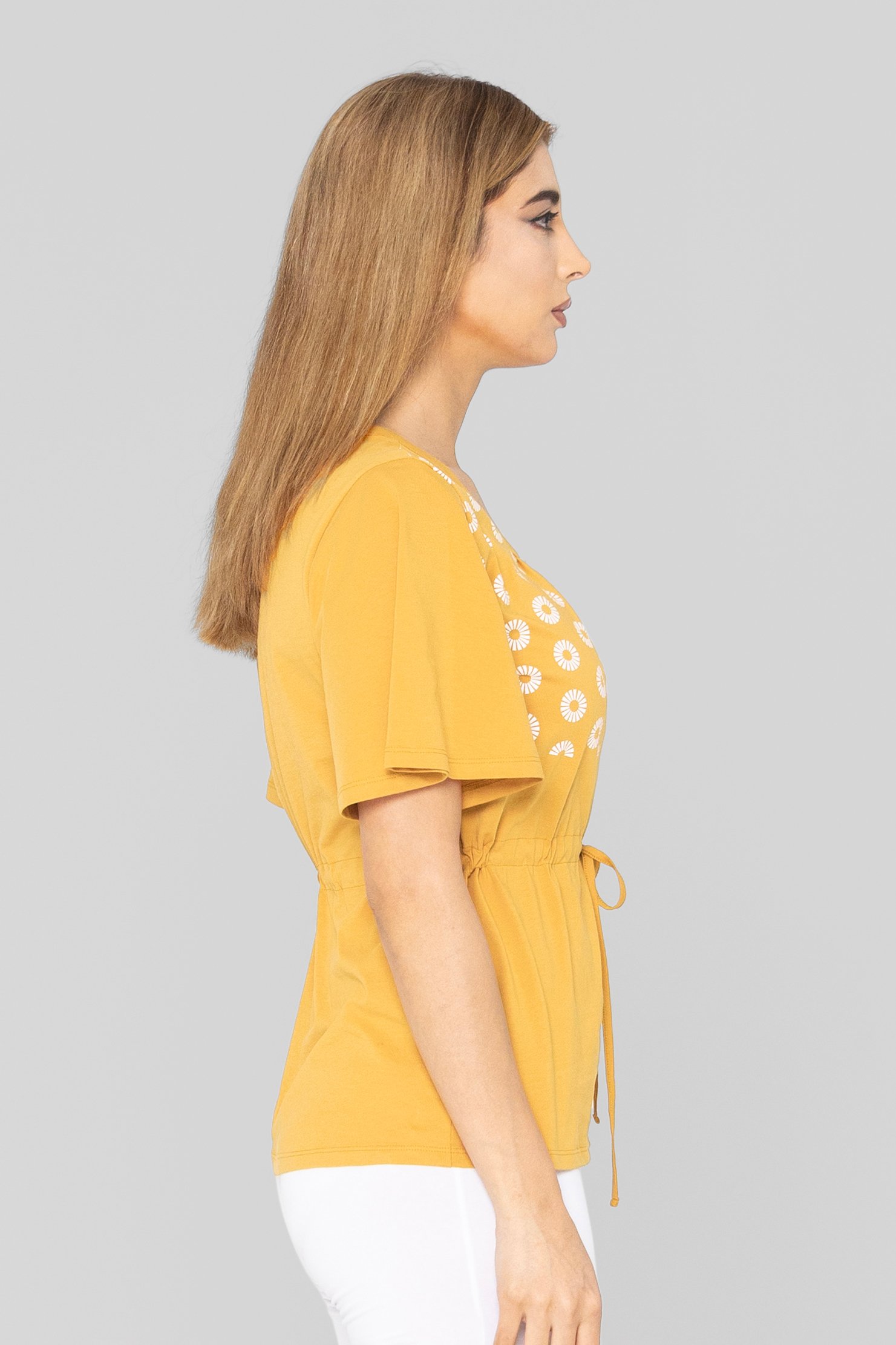 Floral Chest Print T-Shirt