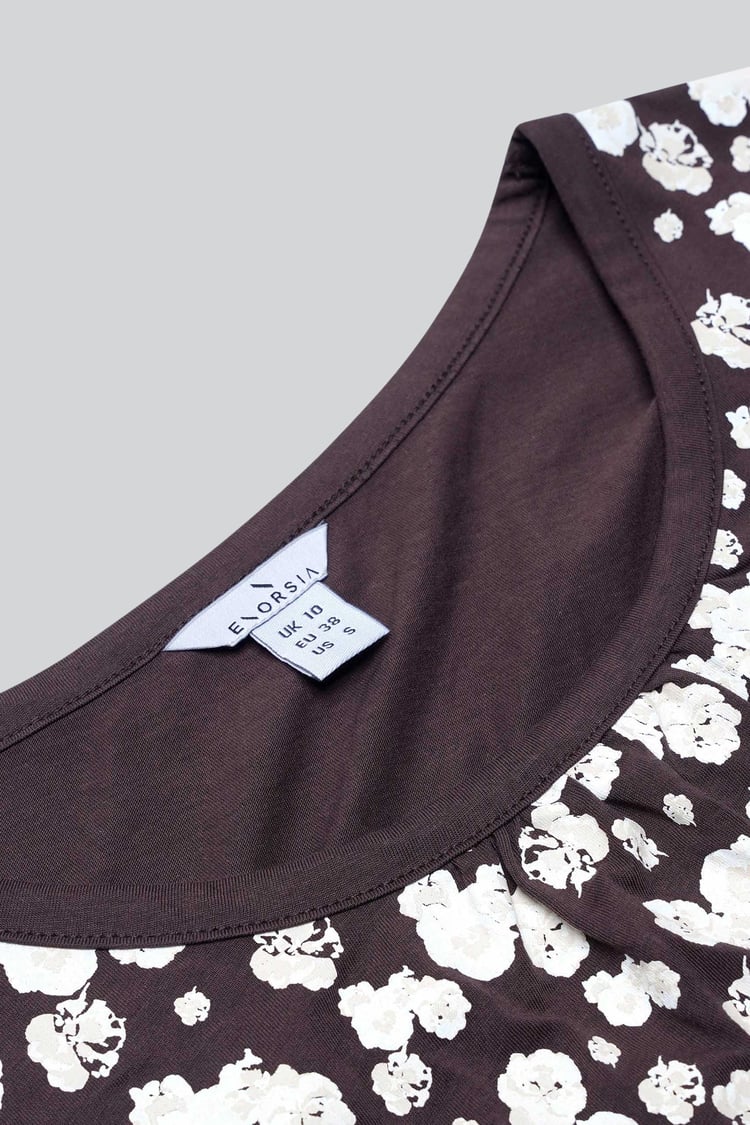 Floral Chest Print T-Shirt