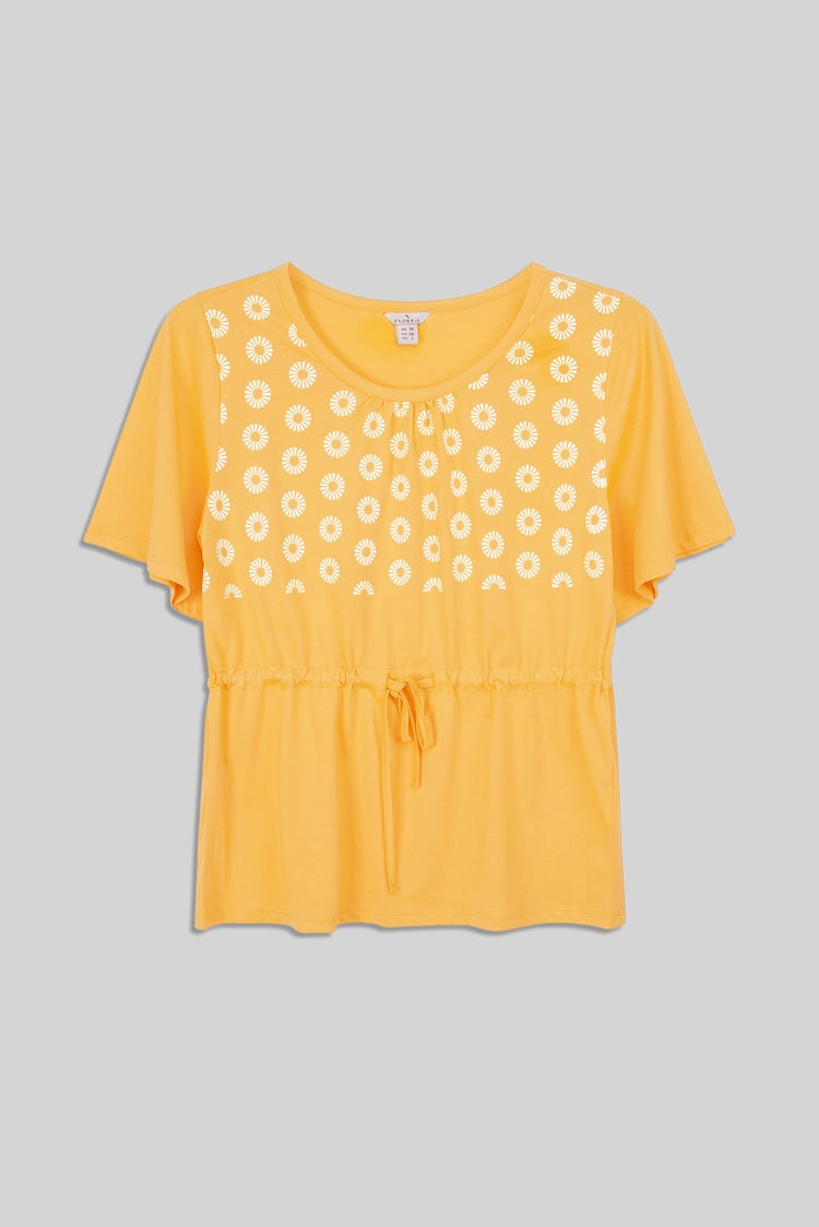 Floral Chest Print T-Shirt