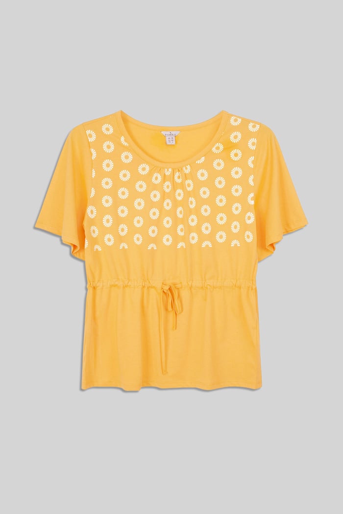 Floral Chest Print T-Shirt