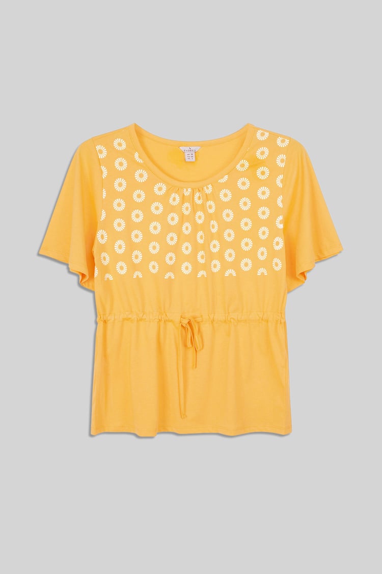 Floral Chest Print T-Shirt