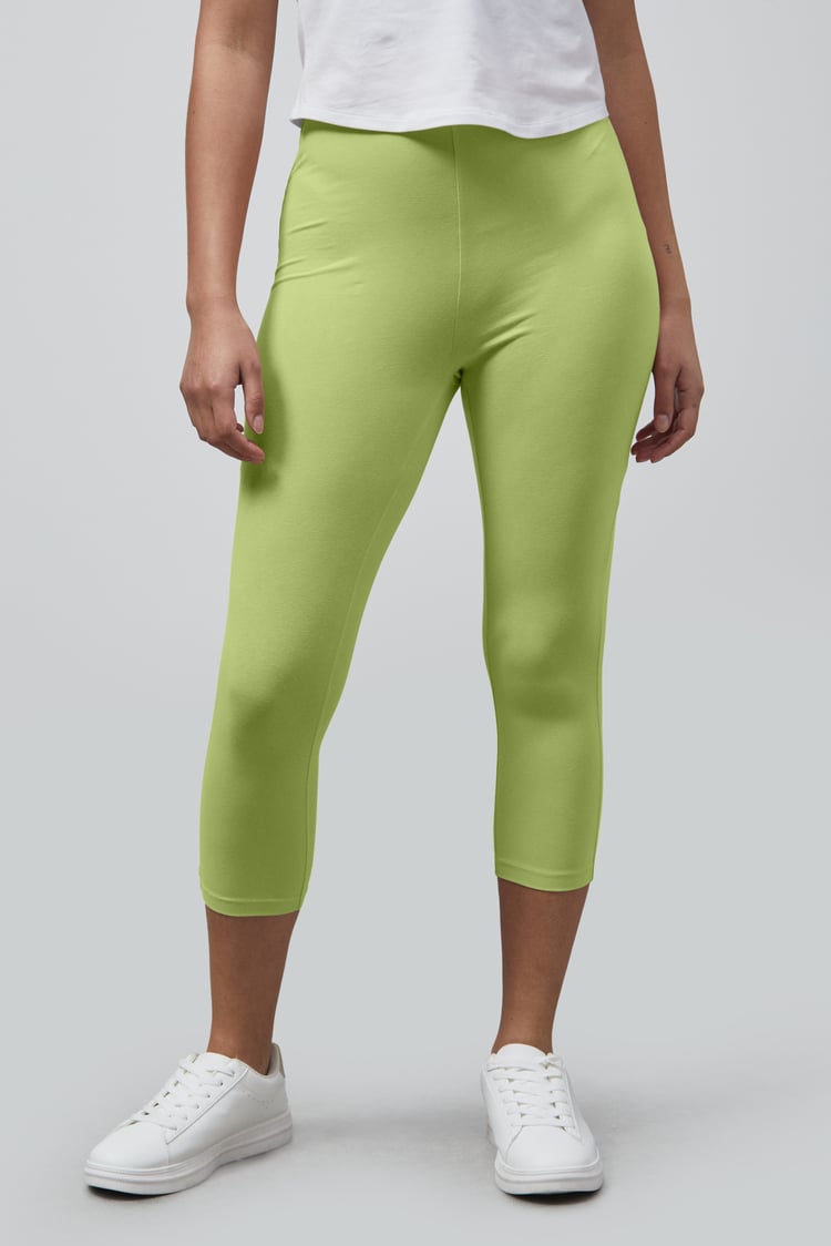 Cropped High Waist Leggings