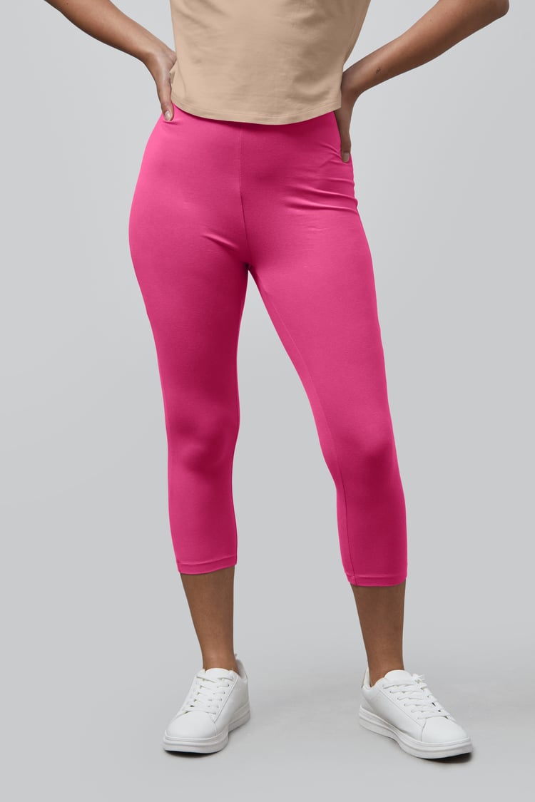 Cropped High Waist Leggings
