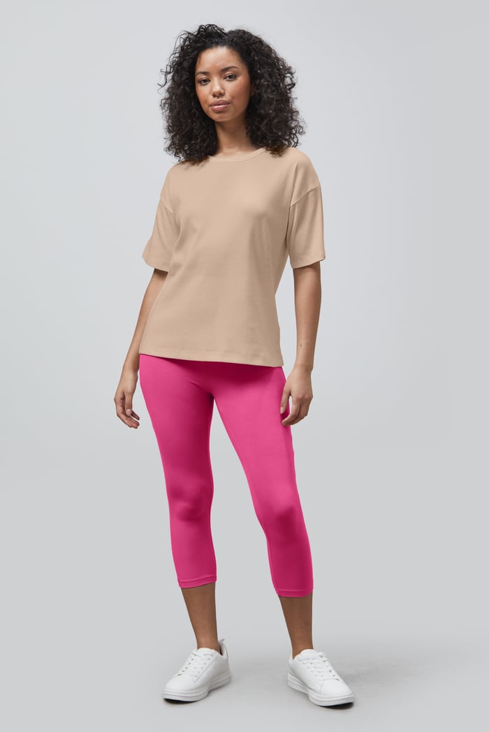 Cropped High Waist Leggings