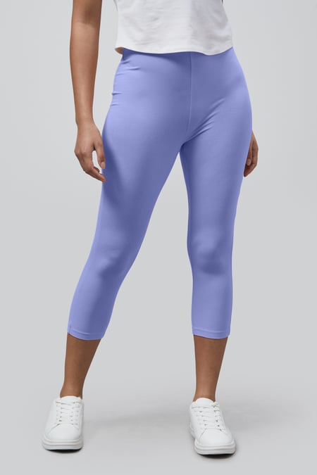 Nude Cropped High Waist Leggings