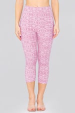 Bee Printed Cropped Leggings