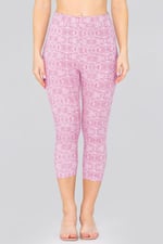 Bee Printed Cropped Leggings