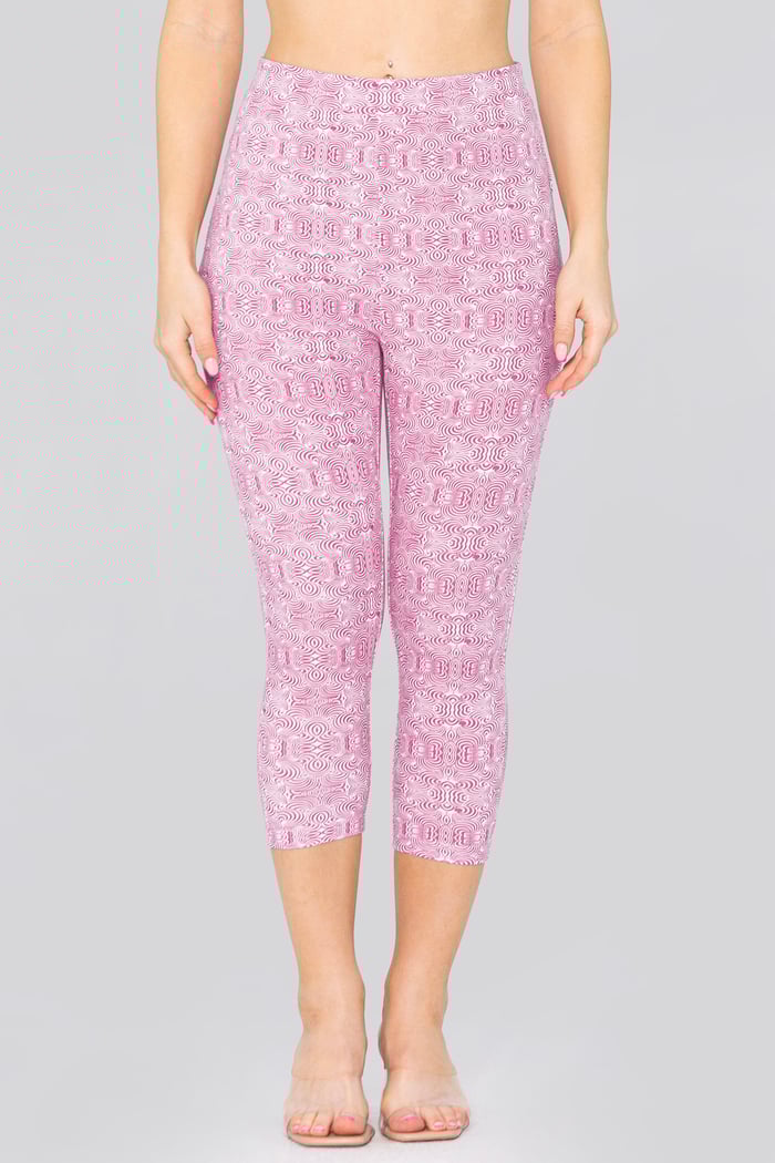 Bee Printed Cropped Leggings