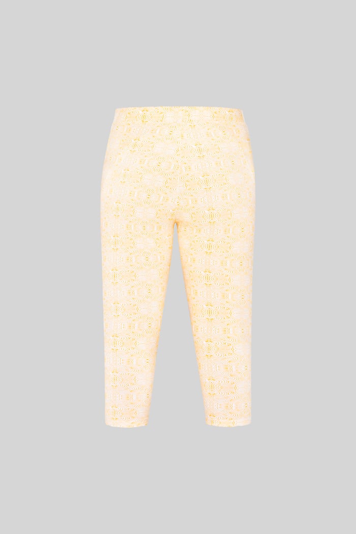 Bee Printed Cropped Leggings