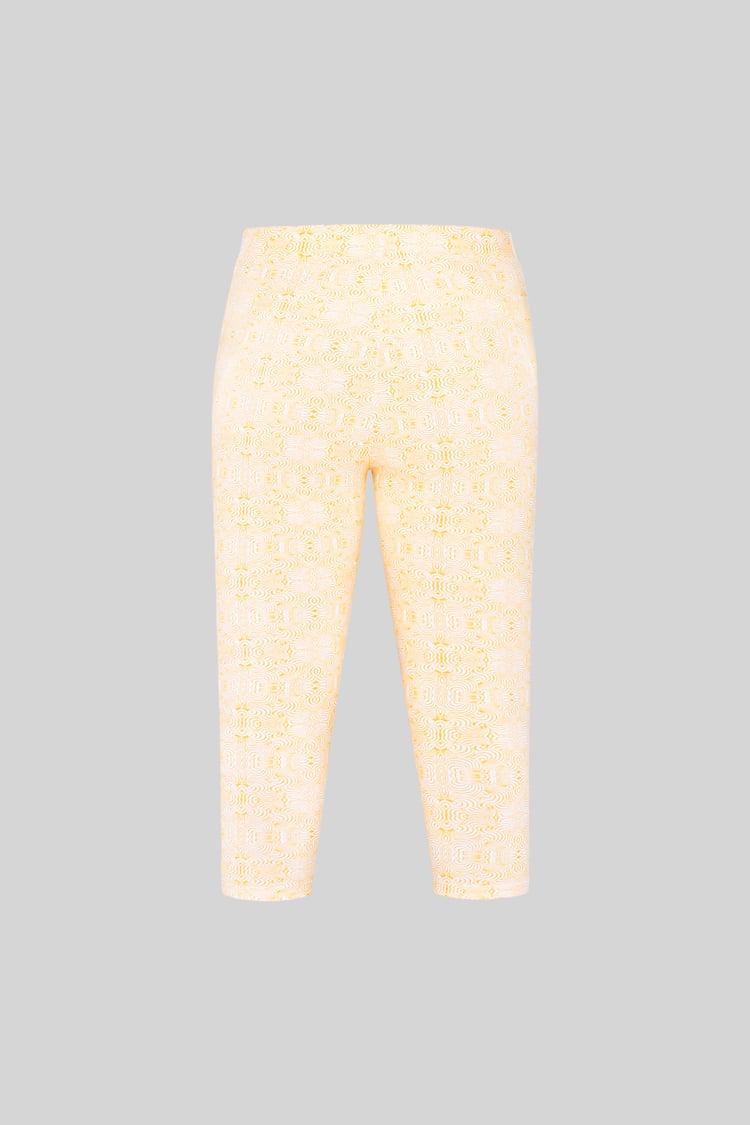 Bee Printed Cropped Leggings