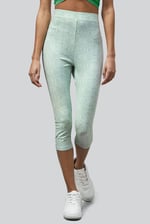 Bee Printed Cropped Leggings