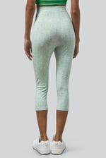 Bee Printed Cropped Leggings