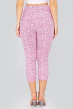 Bee Printed Cropped Leggings