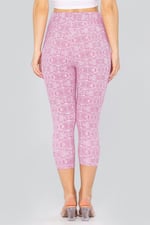 Bee Printed Cropped Leggings