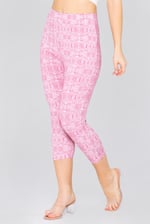 Bee Printed Cropped Leggings