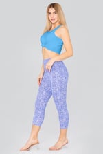 Bee Printed Cropped Leggings