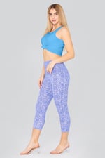 Bee Printed Cropped Leggings