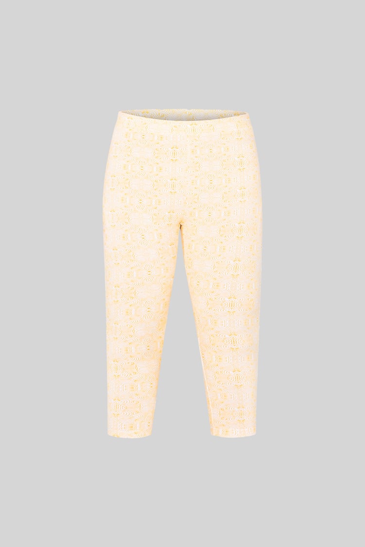 Bee Printed Cropped Leggings