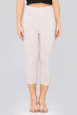 Bee Printed Cropped Leggings