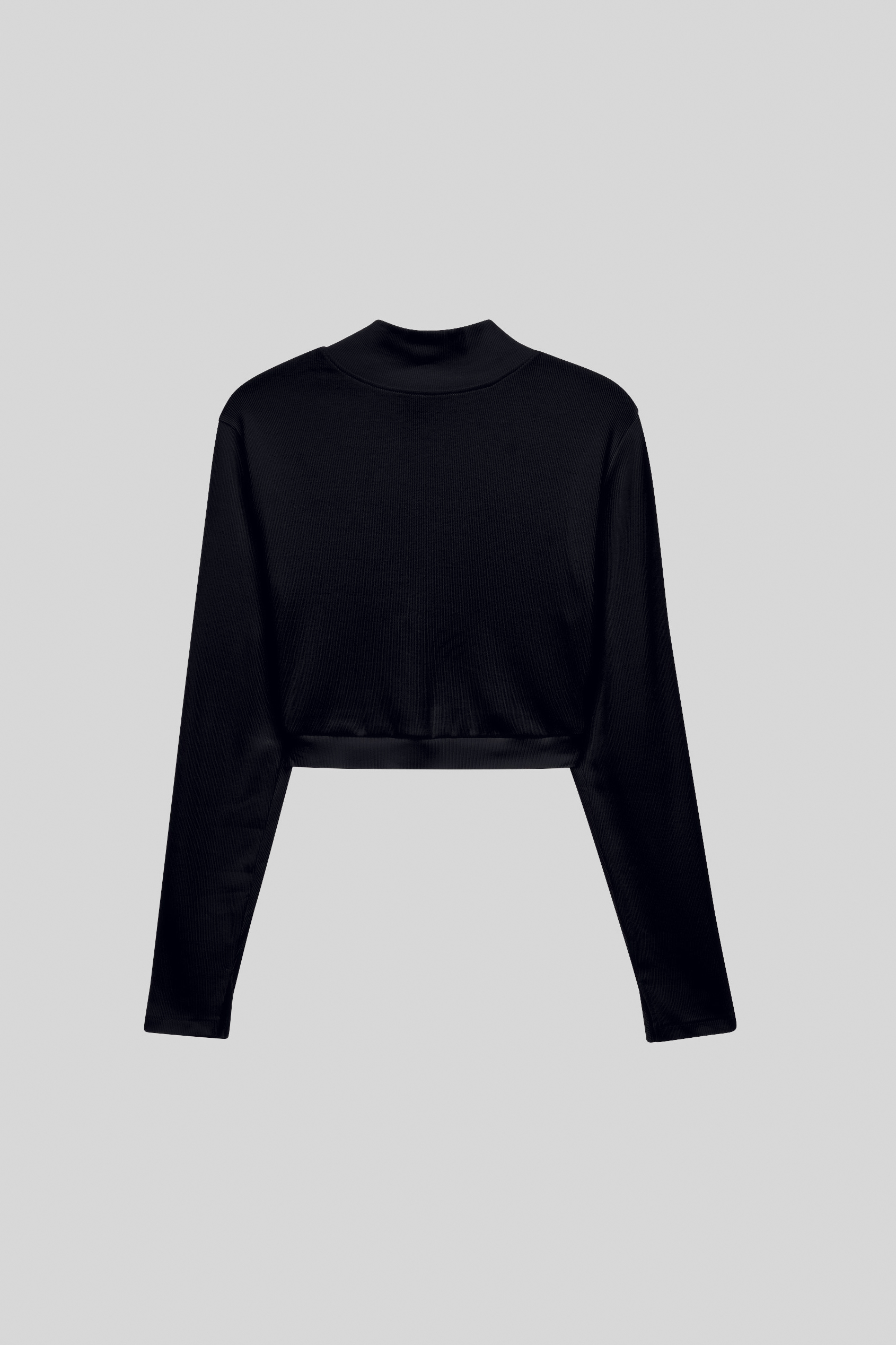 Women Turtleneck Crop Tops