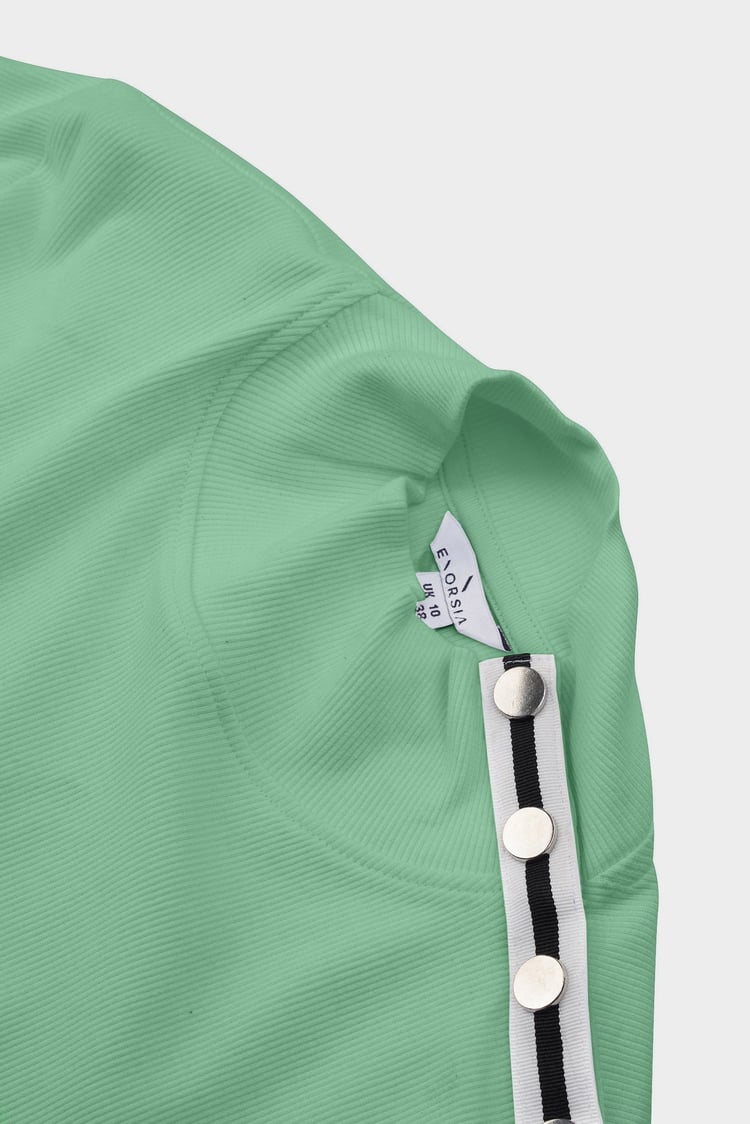 Women Turtleneck Crop Tops