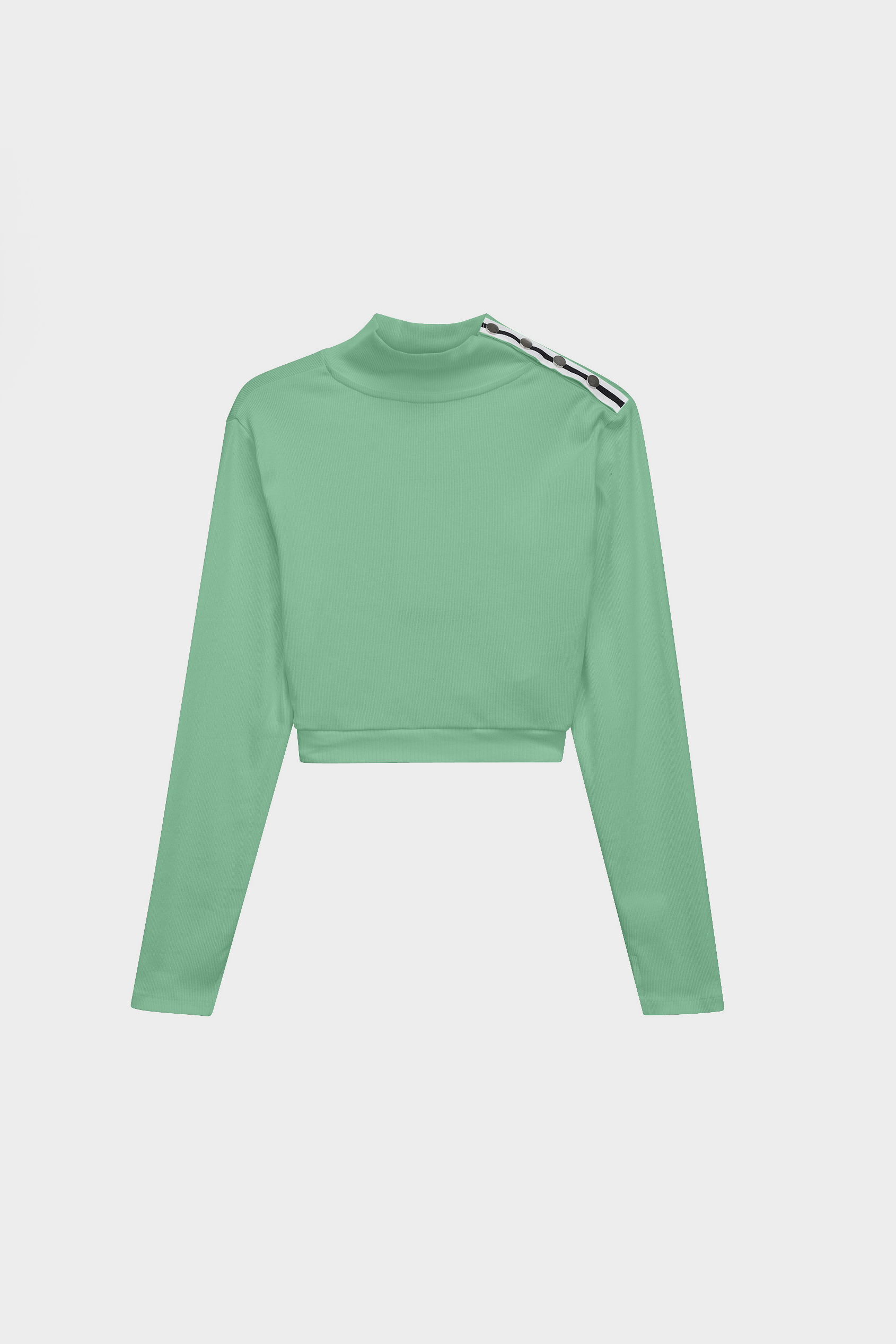 Women Turtleneck Crop Tops
