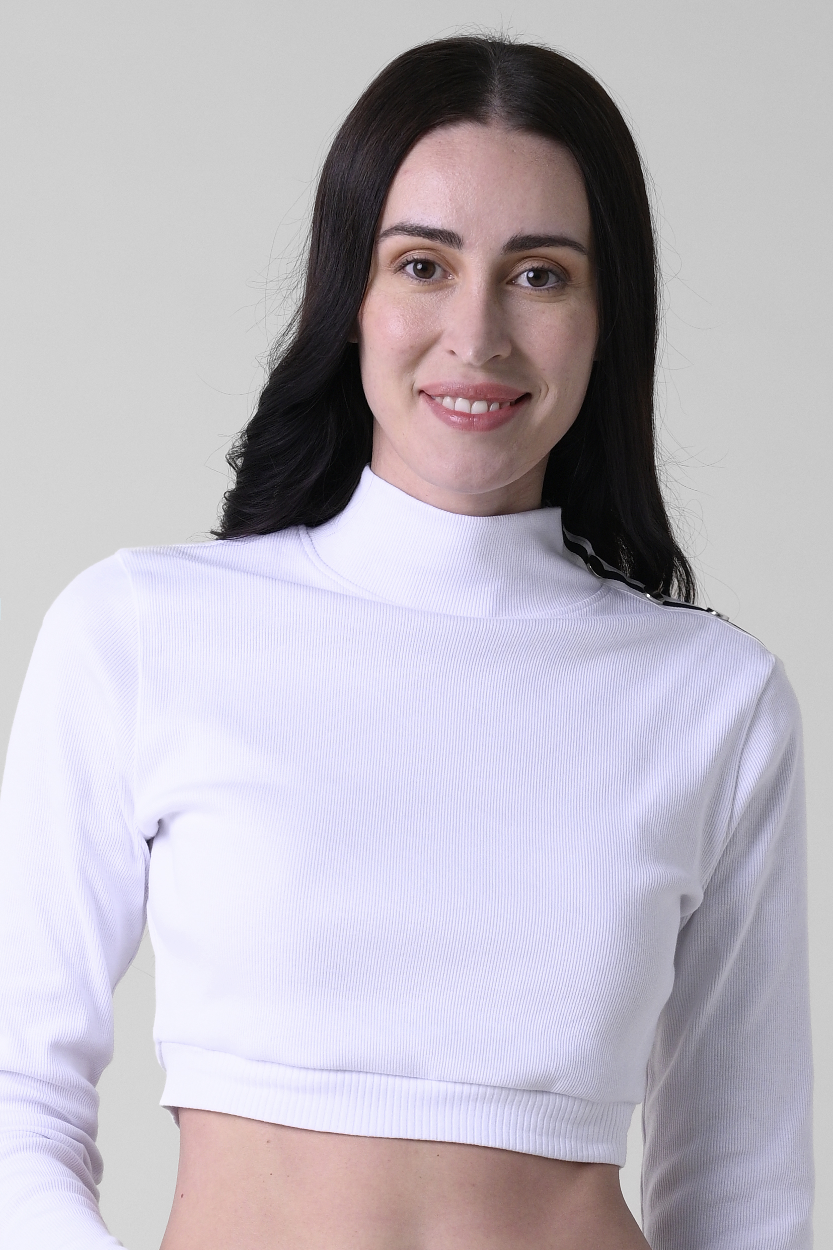 Women Turtleneck Crop Tops