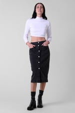 Women Turtleneck Crop Tops