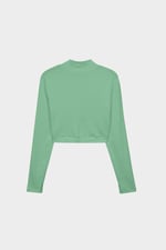 Women Turtleneck Crop Tops