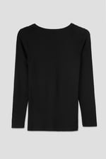 Womens Wide V-neck Casual T-Shirt