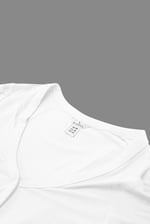 Womens Wide V-neck Casual T-Shirt