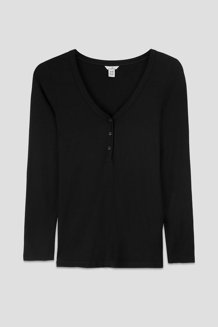 Womens Wide V-neck Casual T-Shirt