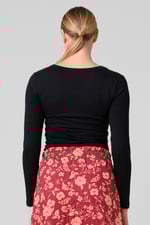 Womens Wide V-neck Casual T-Shirt