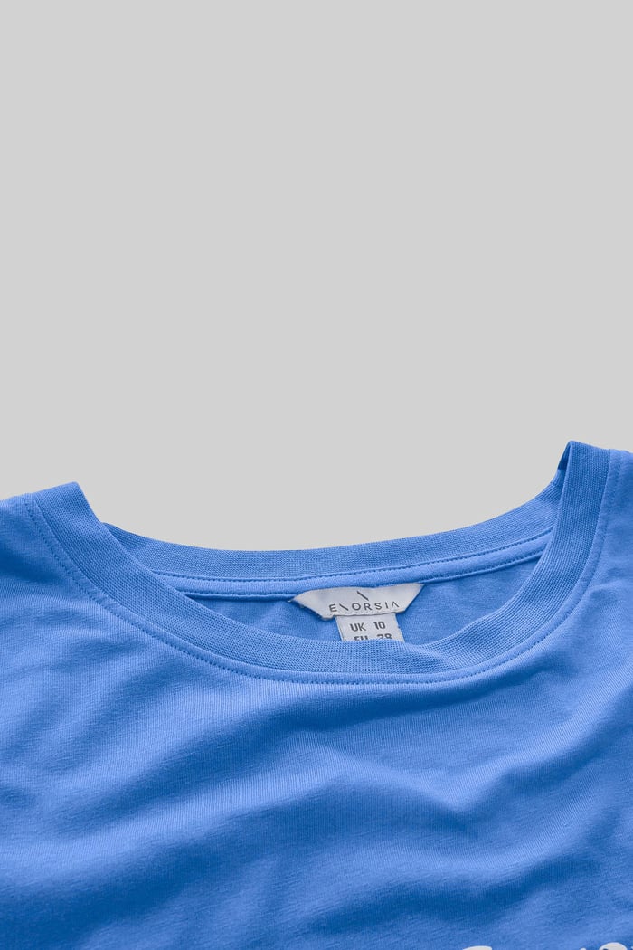 Slogan Print Boxy Relaxed Fit T-Shirt