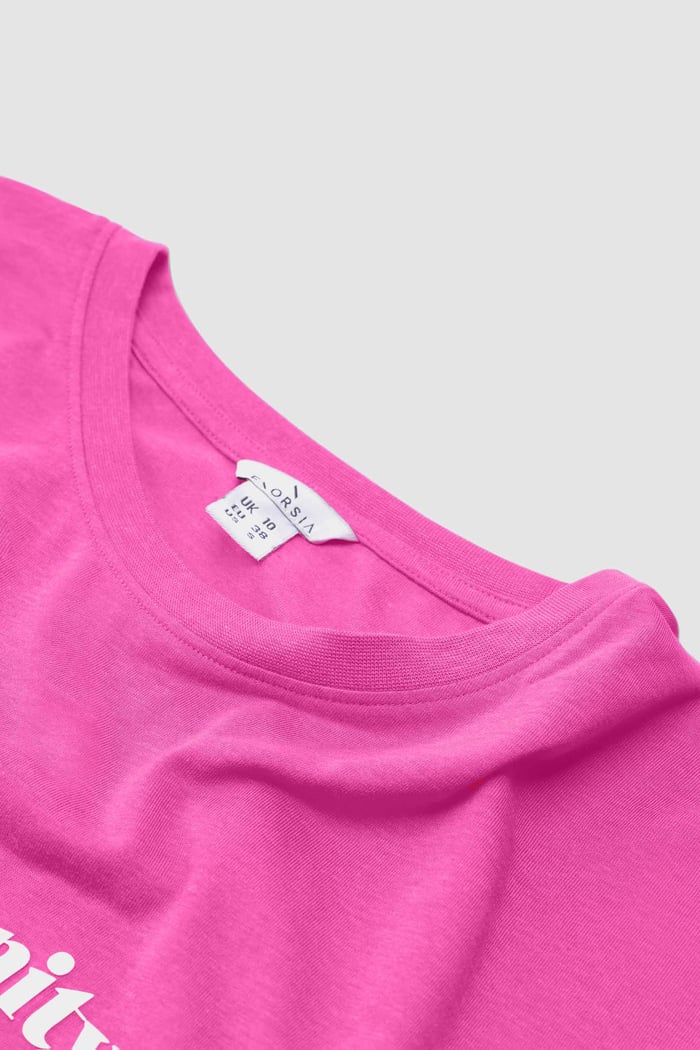 Slogan Print Boxy Relaxed Fit T-Shirt