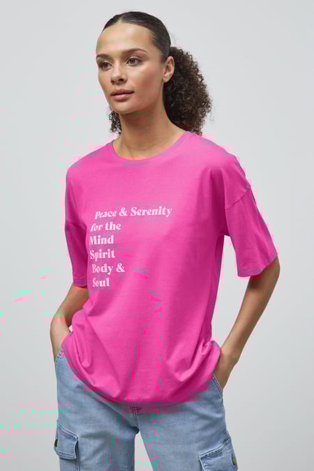 White Slogan Print Boxy Relaxed Fit T-Shirt