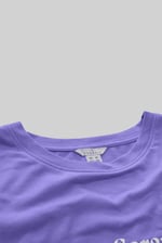 Slogan Print Boxy Relaxed Fit T-Shirt