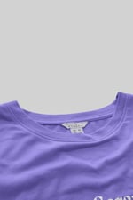 Slogan Print Boxy Relaxed Fit T-Shirt