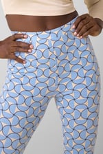 Womens Geometric Print Legging