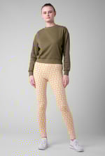 Womens Geometric Print Legging