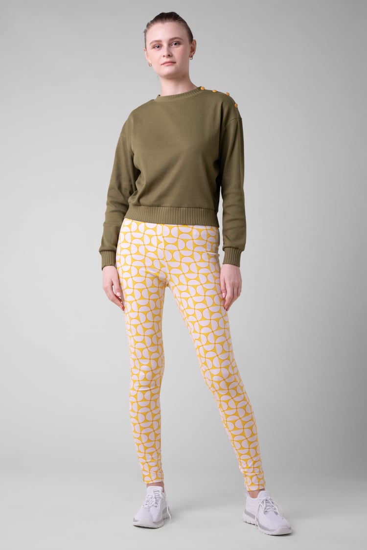 Womens Geometric Print Legging