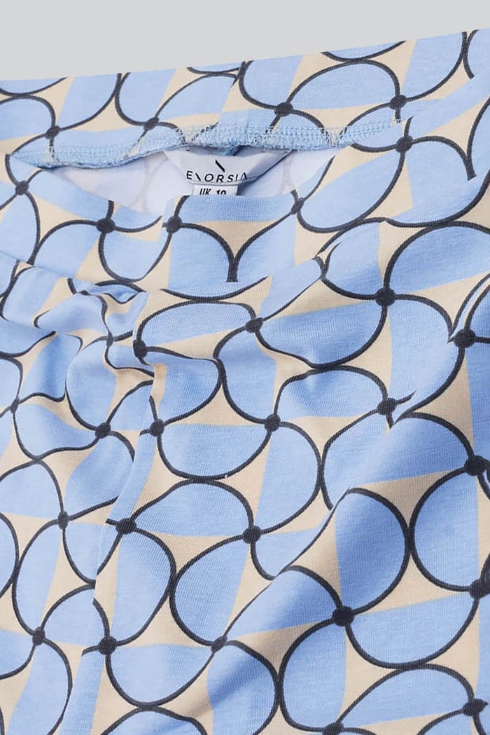 Womens Geometric Print Legging