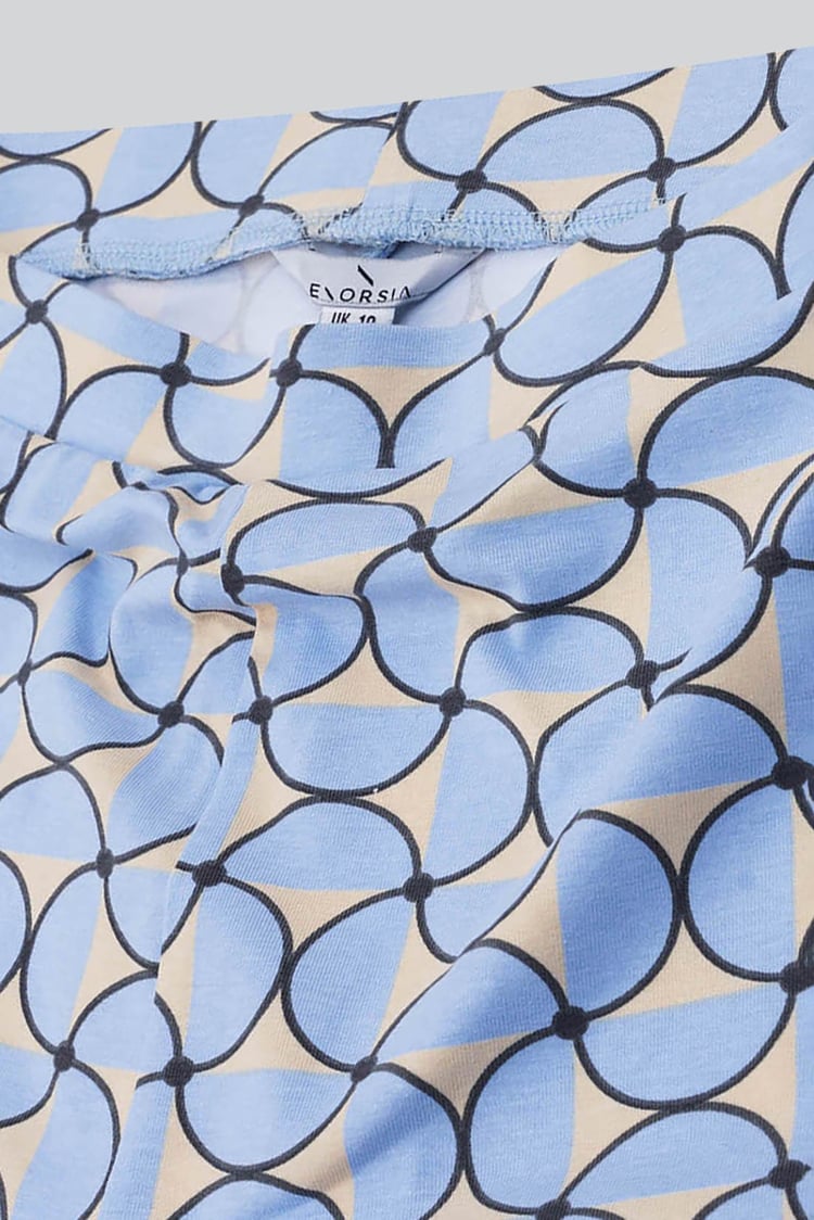 Womens Geometric Print Legging