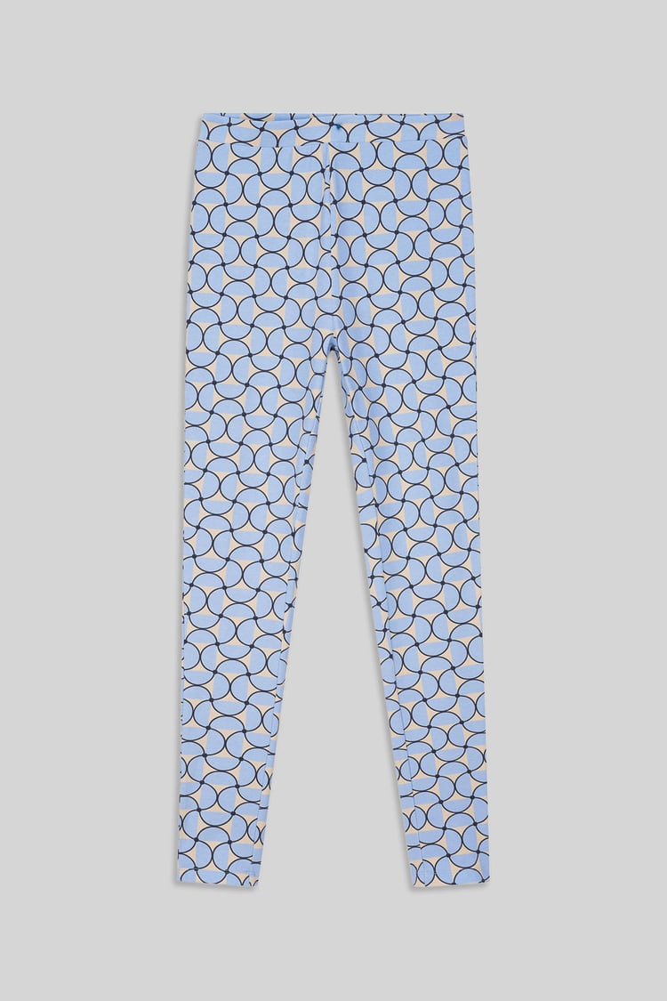 Womens Geometric Print Legging