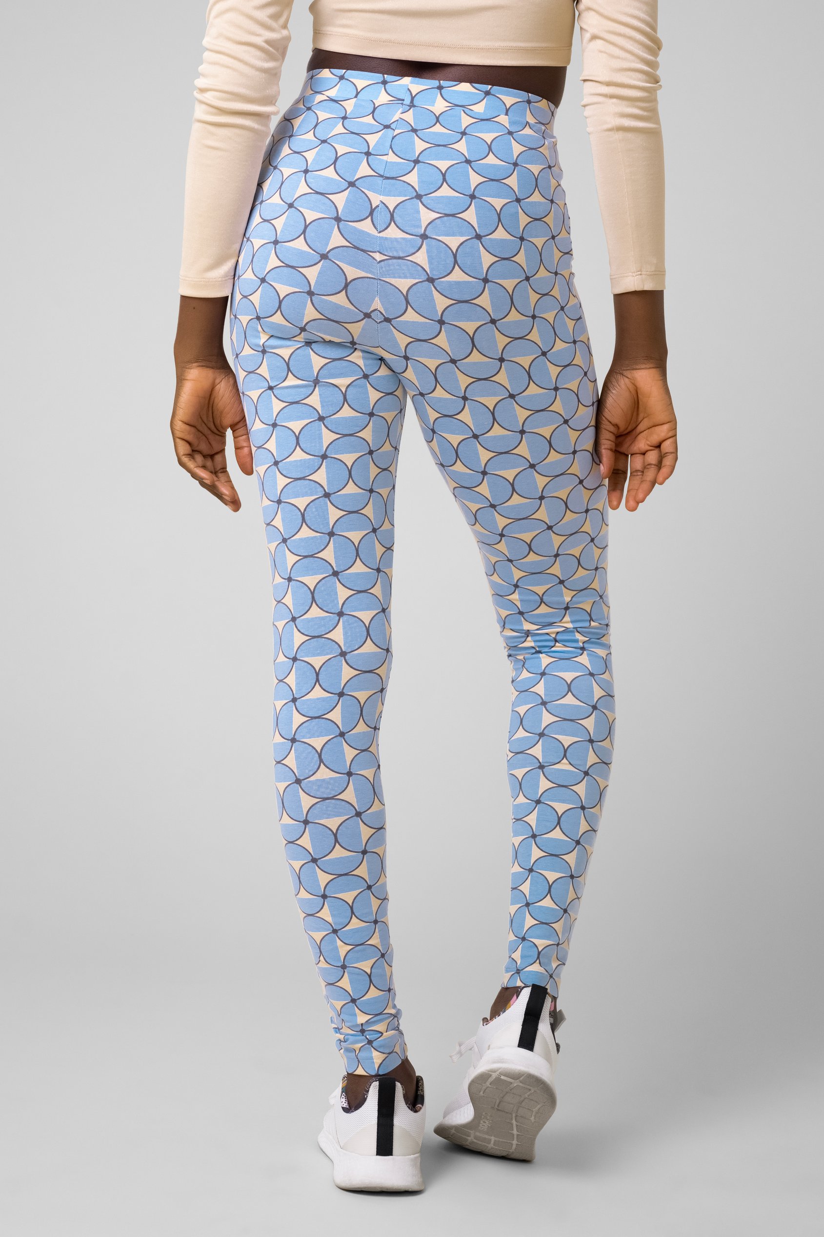 Womens Geometric Print Legging