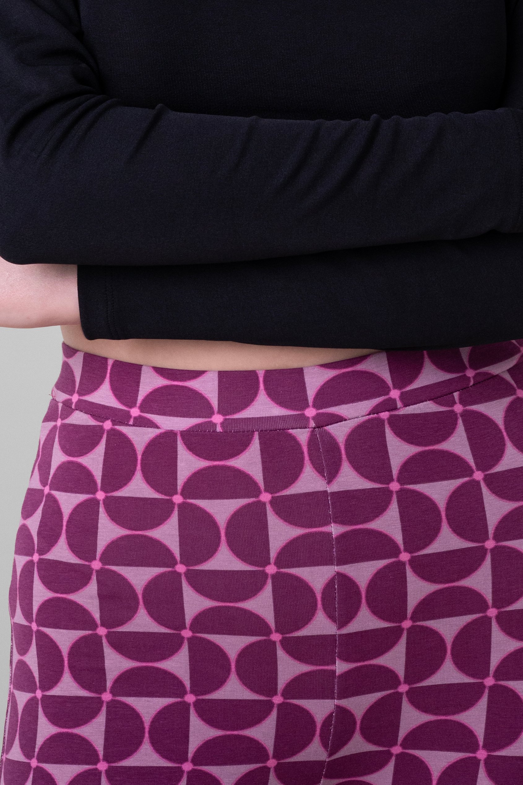 Womens Geometric Print Legging